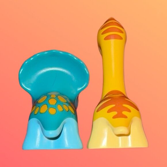 Duplo Jurassic World Dinosaur Triceratops & Diplodocus Dino Baby Figures B5 - Picture 2 of 3